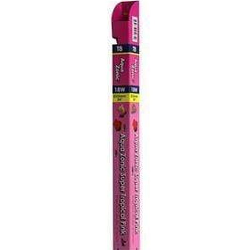 Aqua Zonic Super Tropical Pink T8 Fluorescent Aquarium Light - Perfect for Freshwater & Saltwater Fish Tanks, Plant Growth, and Coral Reefs