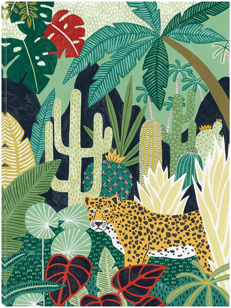 Tropical Acinonyx Canvas Wall Art Print - 42x56 Inches Ready to Hang - Modern Home Decor for Living Room, Bedroom, Office & More - Perfect for Jungle & Safari Themed Spaces
