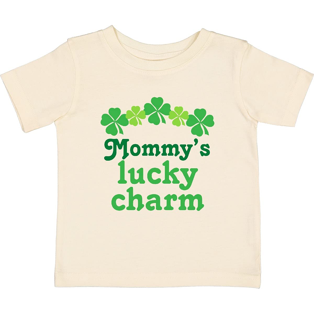 Inktastic Mommy's Lucky Charm St. Patrick's Day Baby T-Shirt - Cute Irish Outfit for Infants & Toddlers - Perfect for St. Paddy's Day Celebrations, Family Photos & Holiday Events