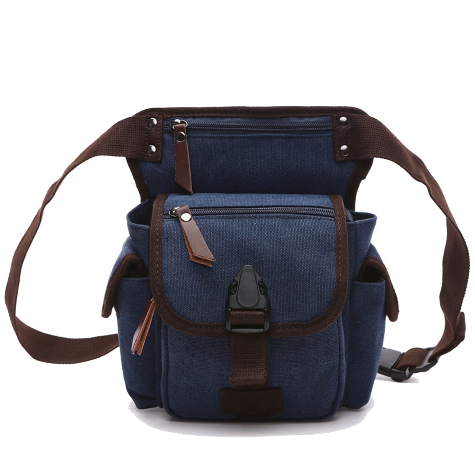 Durable Canvas Computer Backpack for Men - Large Capacity Laptop Backpack with Fashionable Minimalist Design - Perfect for Work, School & Travel