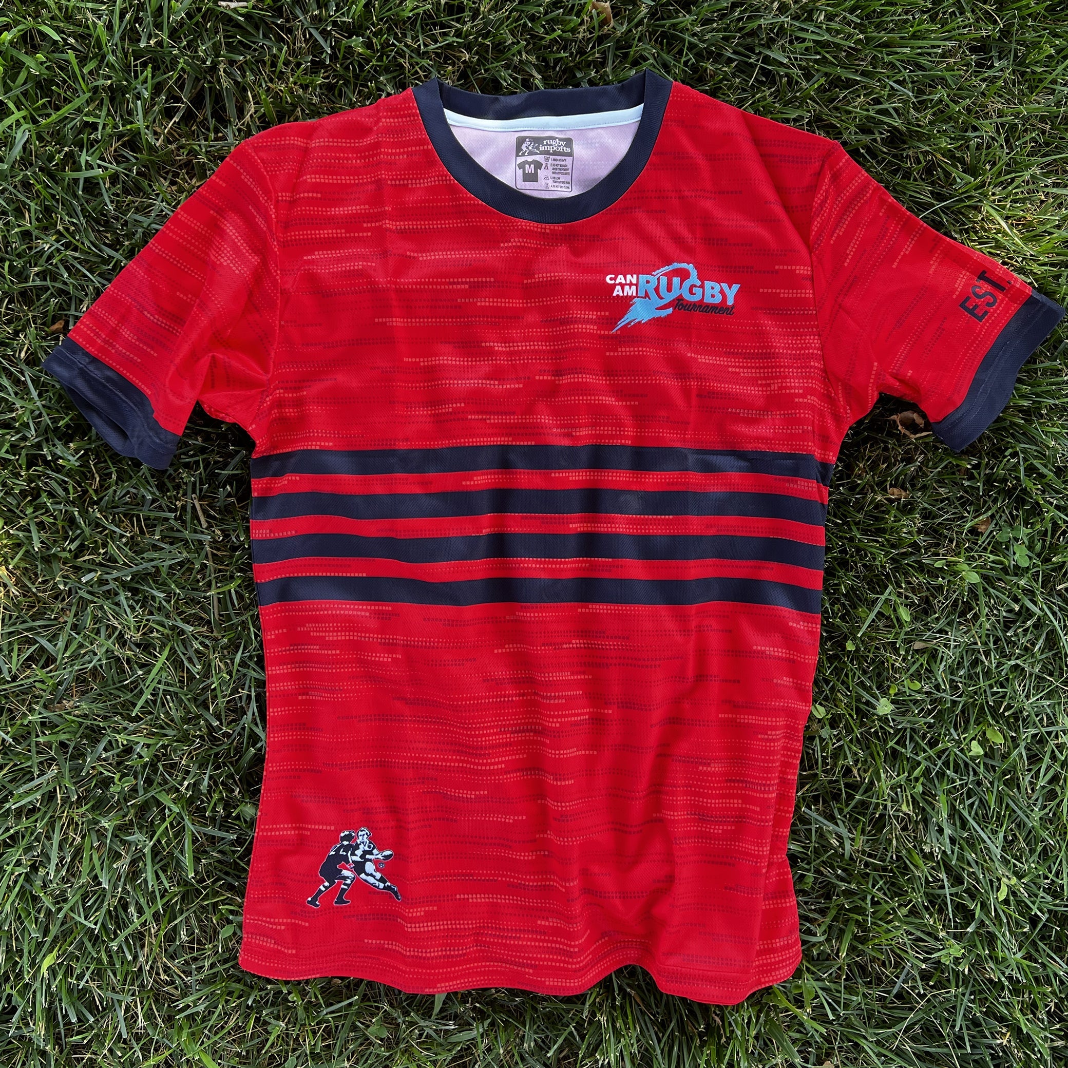 Can Am Rugby Training T-Shirt - Breathable & Moisture-Wicking Performance Shirt for Rugby Practice & Games | Ideal for Athletes & Sports Enthusiasts
