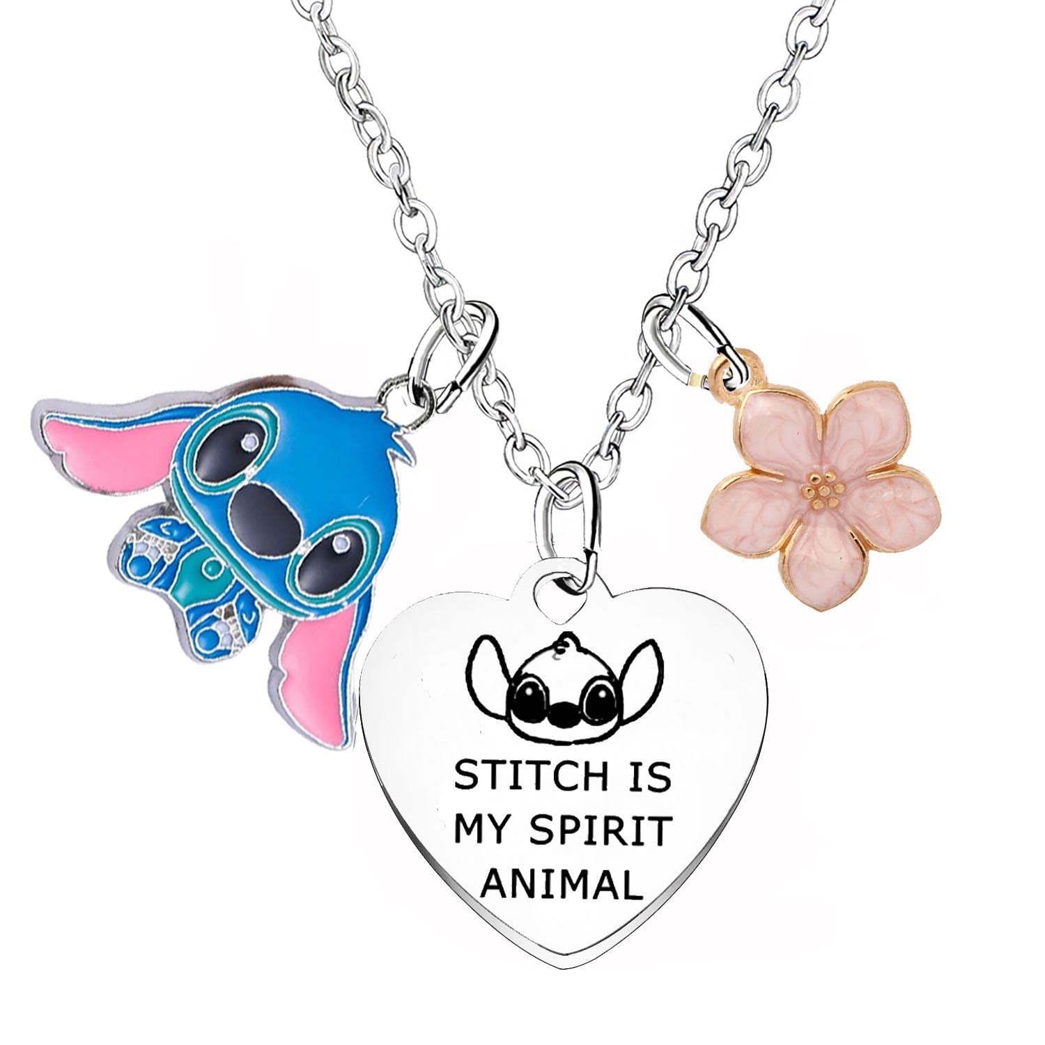 Ohana Necklace - Disney Stitch Inspired Jewelry Gift for Women, Daughter, Niece - Hawaiian Charm Pendant for Birthday, Christmas & Special Occasions | Perfect for Disney Fans, Stitch Lovers & Everyday Wear