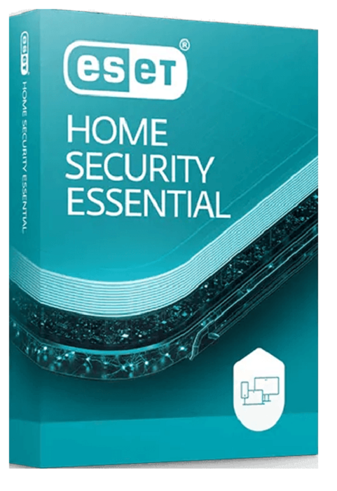 ESET Home Security Essential 1-Year Antivirus Subscription for Mac & Windows | Download | Protect Your Devices from Viruses & Malware | Perfect for Home & Office Use