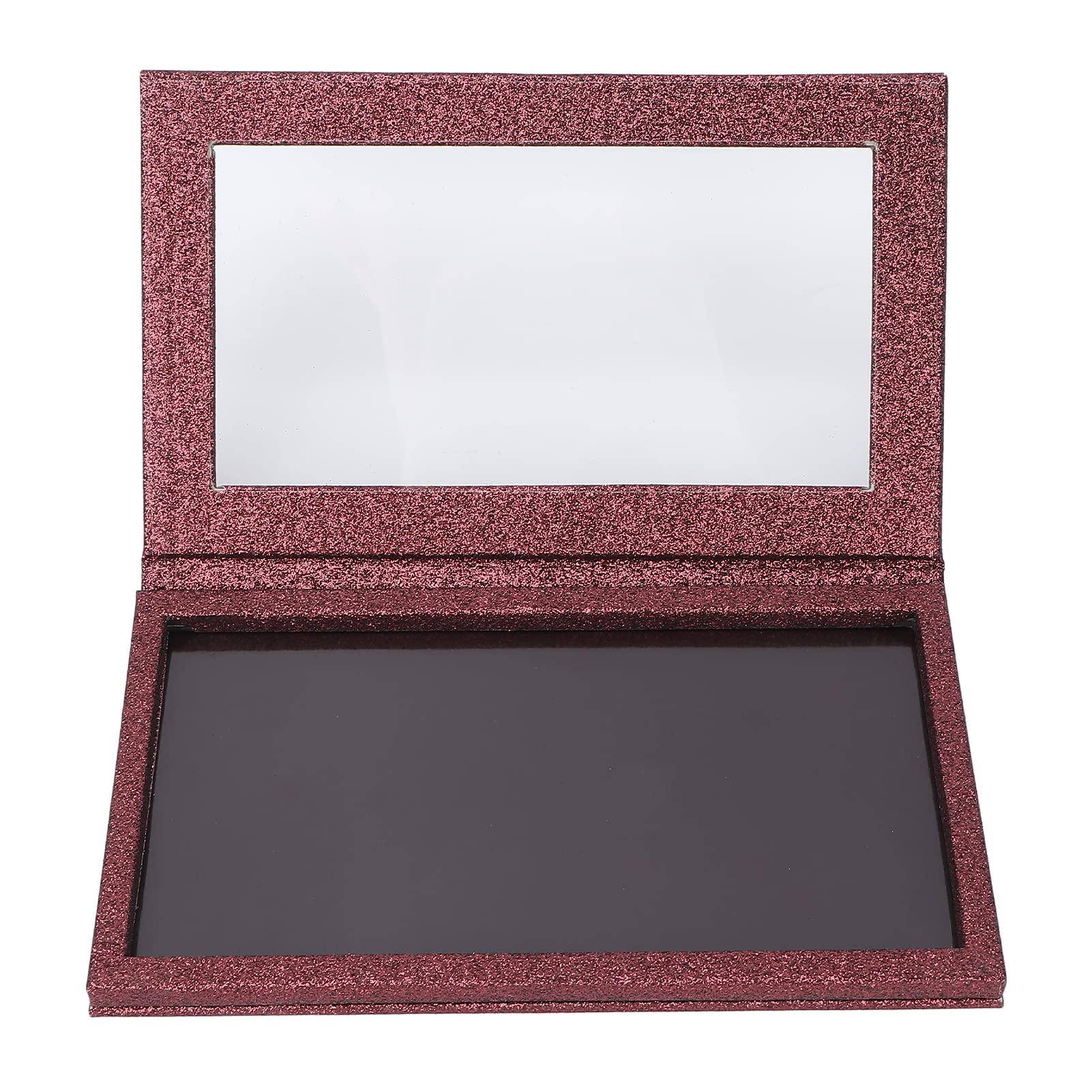 Professional Magnetic Makeup Palette - Empty Makeup Display Pans for Eyeshadow, Lipstick & Blush Storage | DIY Cosmetic Organizer (Burgundy) | Perfect for Home Use, Travel & Gift Giving