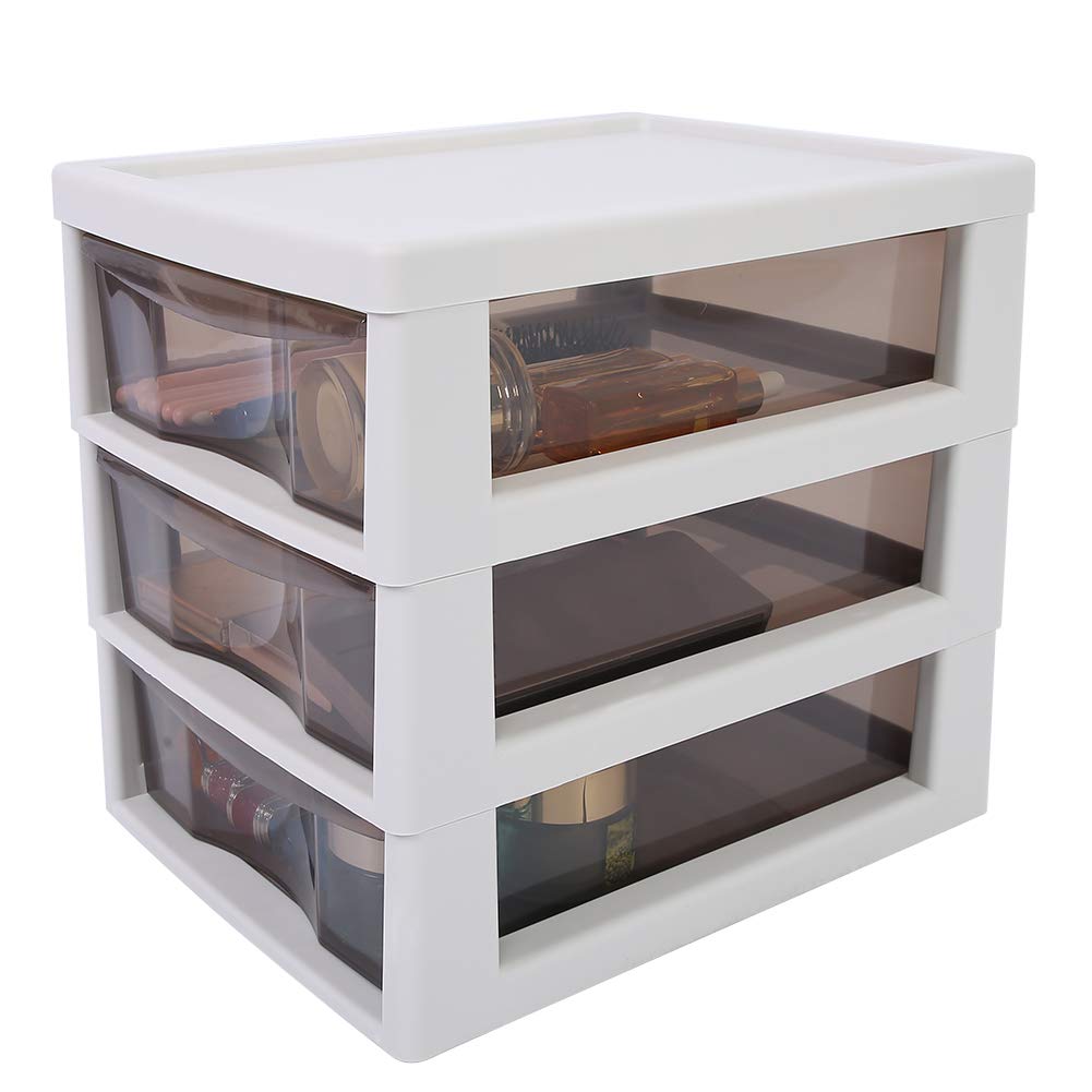 Multifunctional Cosmetic Storage Organizer Box - 3-Tier Makeup Nail Polish Organizer for Beauty Salon, Home Use & Professional Nail Shops - Perfect for Storing Cosmetics, Nail Supplies & Salon Accessories