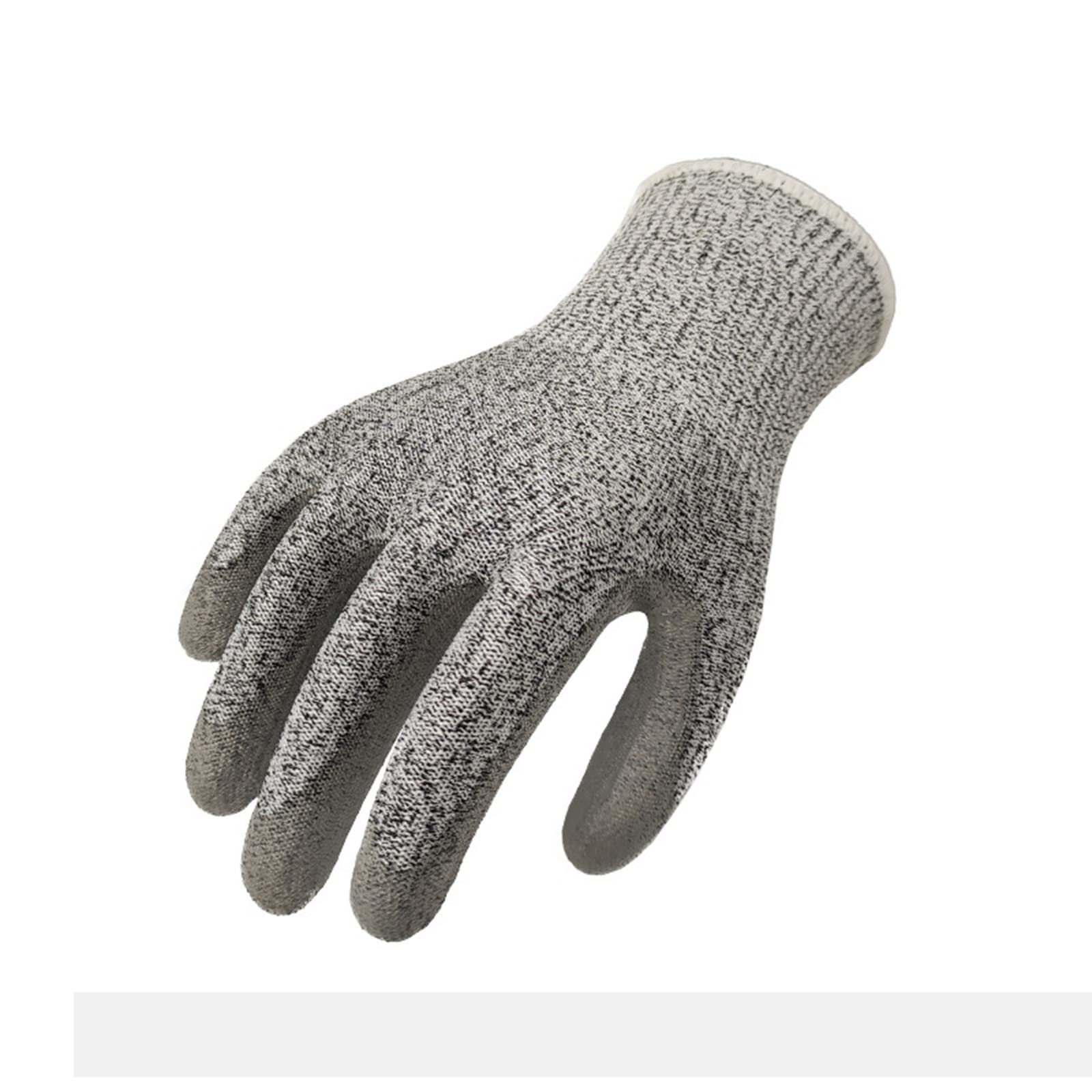 Cut Resistant Kids Work Gloves - Food Grade Safety Gloves for Kitchen, Crafts, DIY, Gardening & Yard Work - Hand Protection from Knives & Scissors (Grey, Size M/22cm) - Perfect for Young Chefs, Art Projects & Outdoor Activities