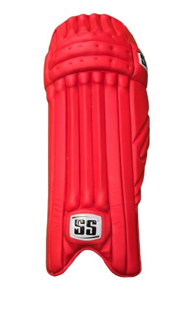 SS Test Player Red Cricket Batting Pads 2025 - High-Performance Leg Guards for Cricket Practice & Matches