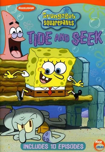 SpongeBob SquarePants Tide and Seek Board Game - Fun Family Game Night Activity for Kids and Adults - Perfect for Birthday Parties, Sleepovers & Indoor Entertainment