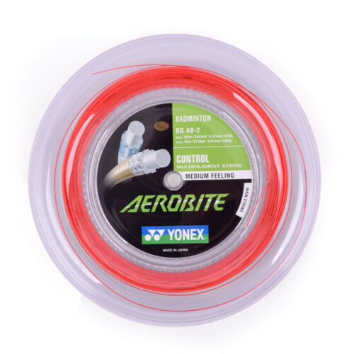 Yonex Aerobite Badminton String Reel (200m) - High Performance, Durable & Control for Competitive Play - Perfect for Tournaments & Training