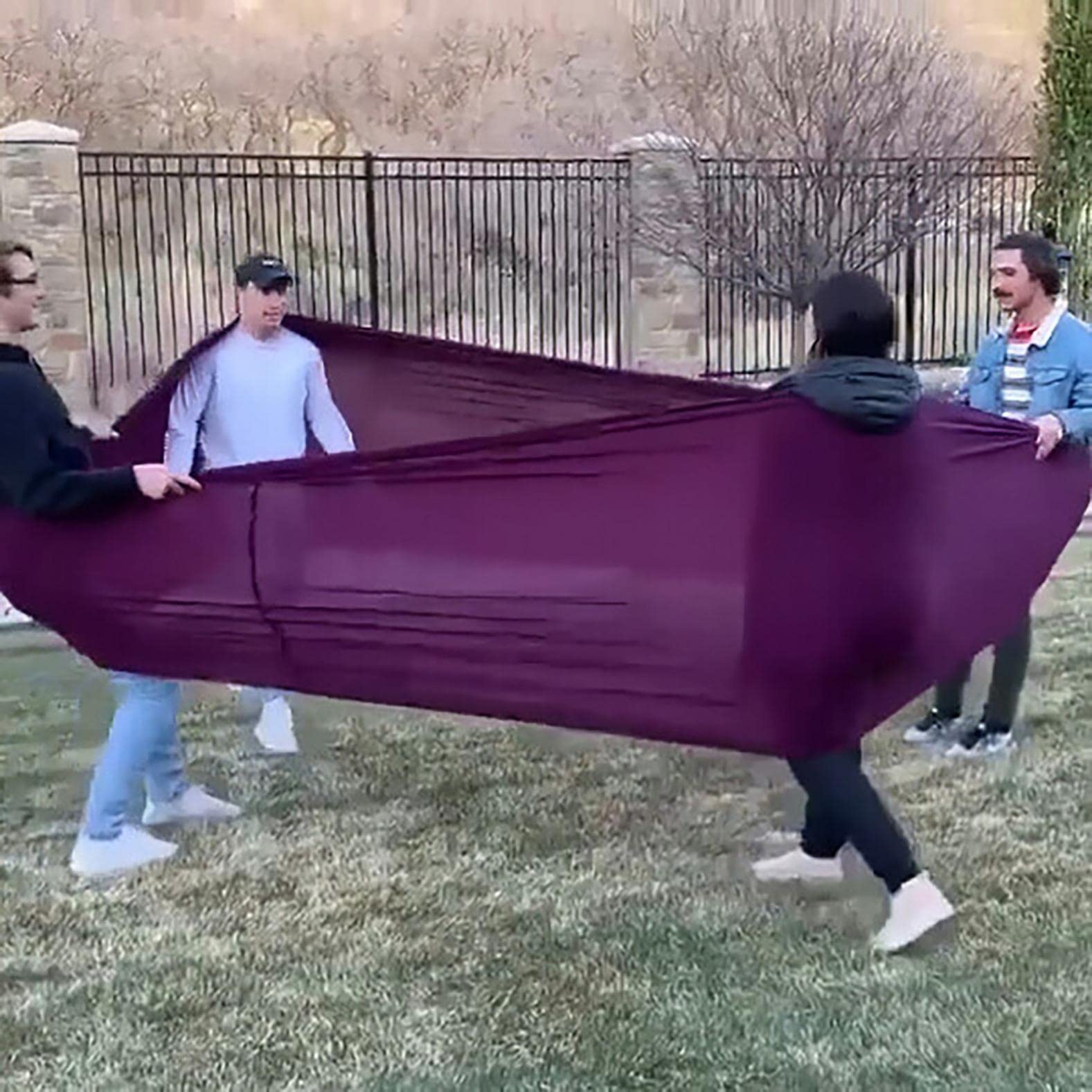 Team Building Lycra Tube Game for Kids & Adults - Sensory Outdoor Trust Building Activity - Fun Group Training Wheel Exercise for Parties, Schools & Corporate Events