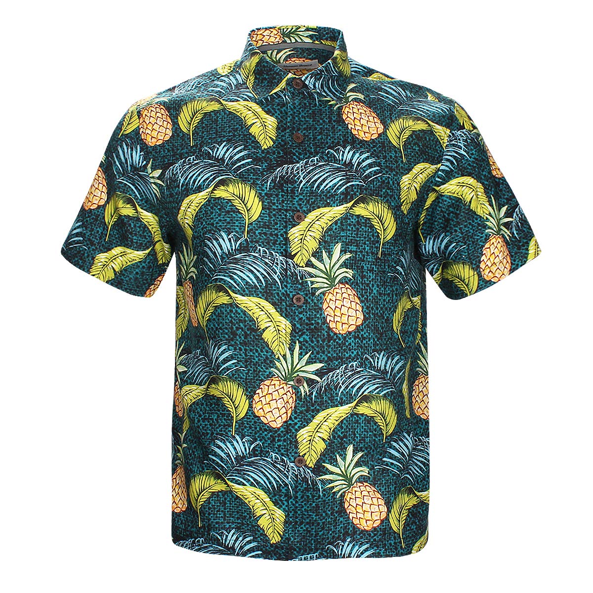 Men's 100% Linen Hawaiian Shirt - Havana Breeze Short Sleeve Button Down Beach Shirt, Casual Relaxed Fit Tropical Print | Perfect for Summer Vacations, Beach Parties & Tropical Getaways