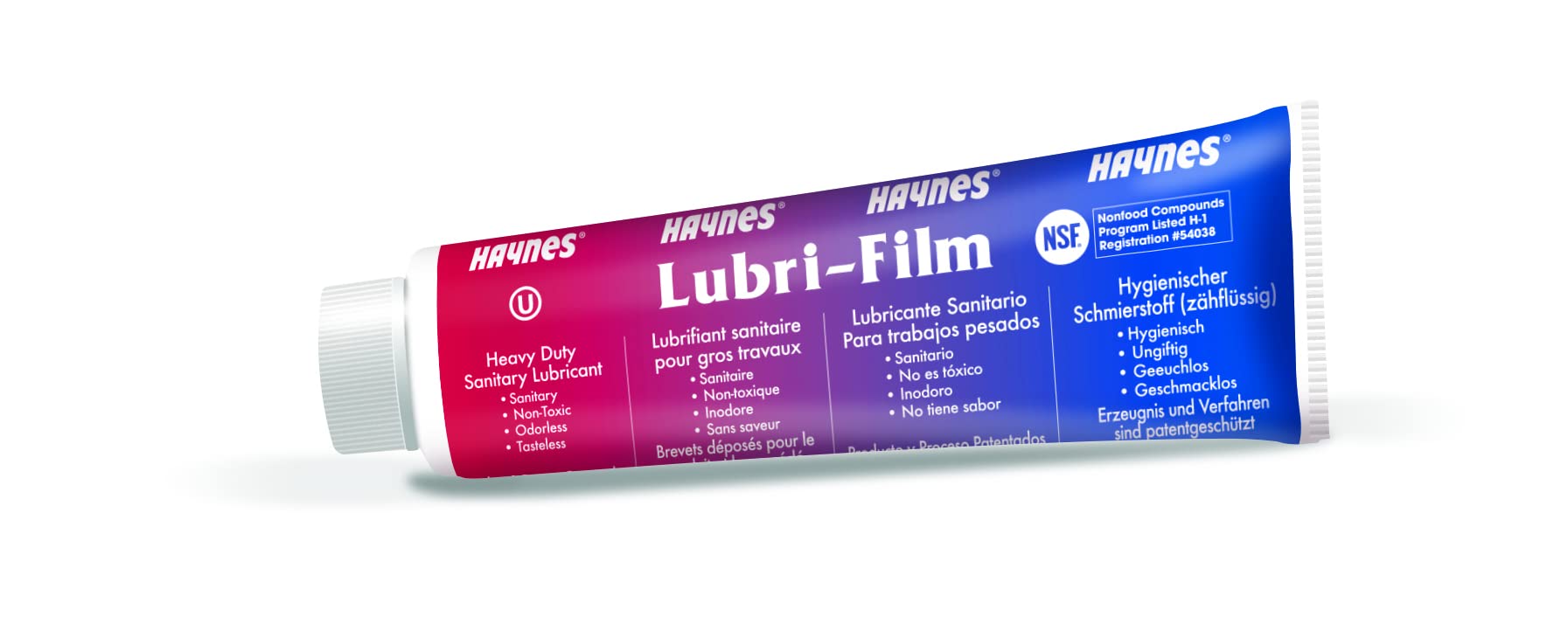 Haynes Lubri-Film Lubricant Tubes 4oz (100 Tubes per Box) - High-Performance Lubrication for Industrial, Automotive, and Marine Applications