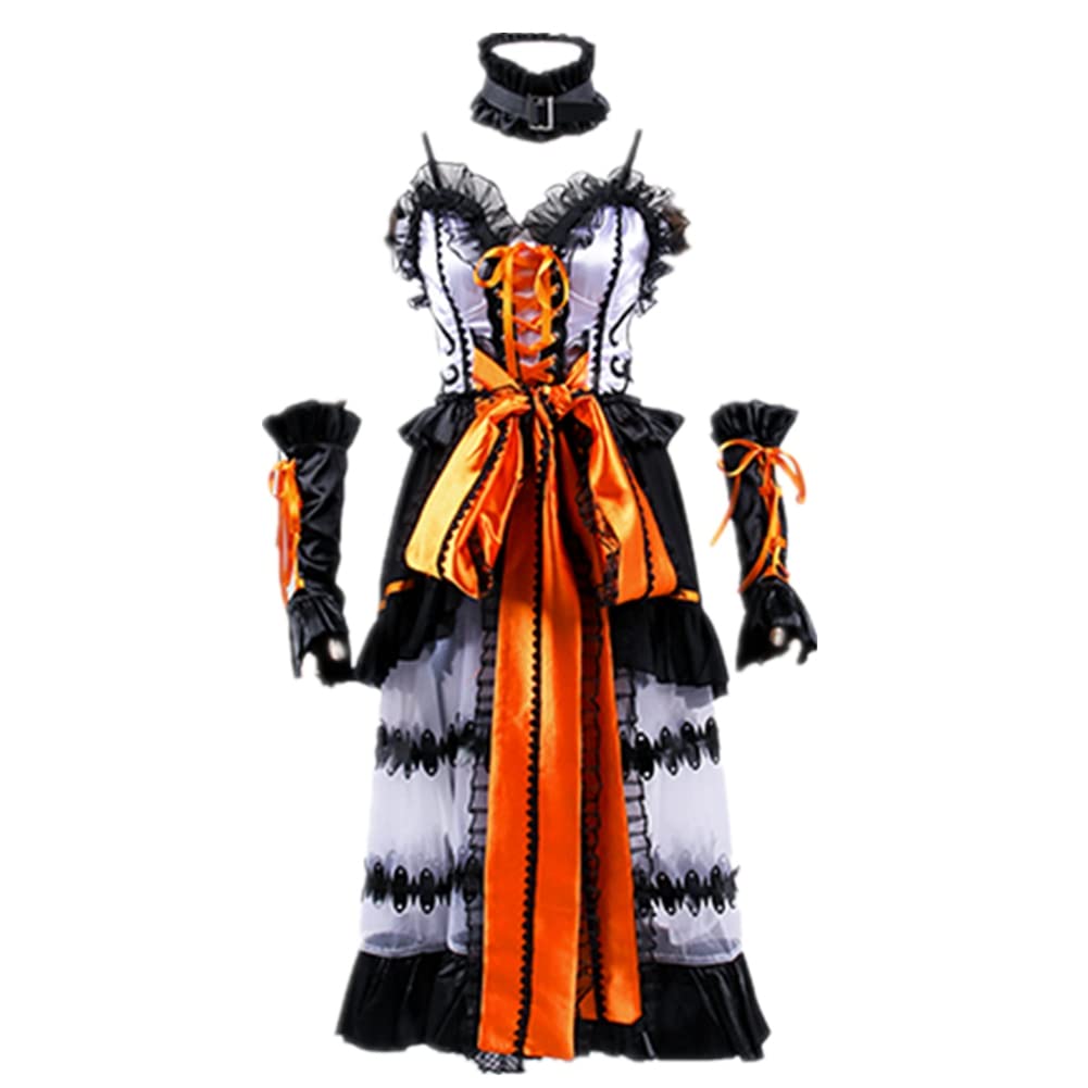 Unisex Red Anime Date A Live Tokisaki Kurumi Cosplay Costume - Halloween, Christmas Party Outfit for Anime Conventions & Themed Events