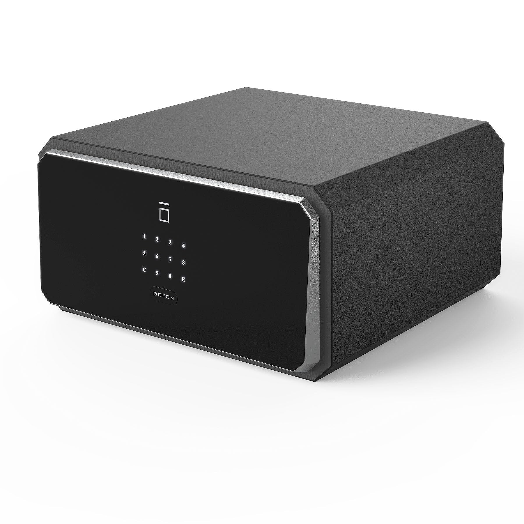 W-Series Security Safe Box with Key & Fingerprint Password - 1.45 Cubic Home Safe for Cash, Jewelry & Documents | Bedroom, Office & Travel Protection