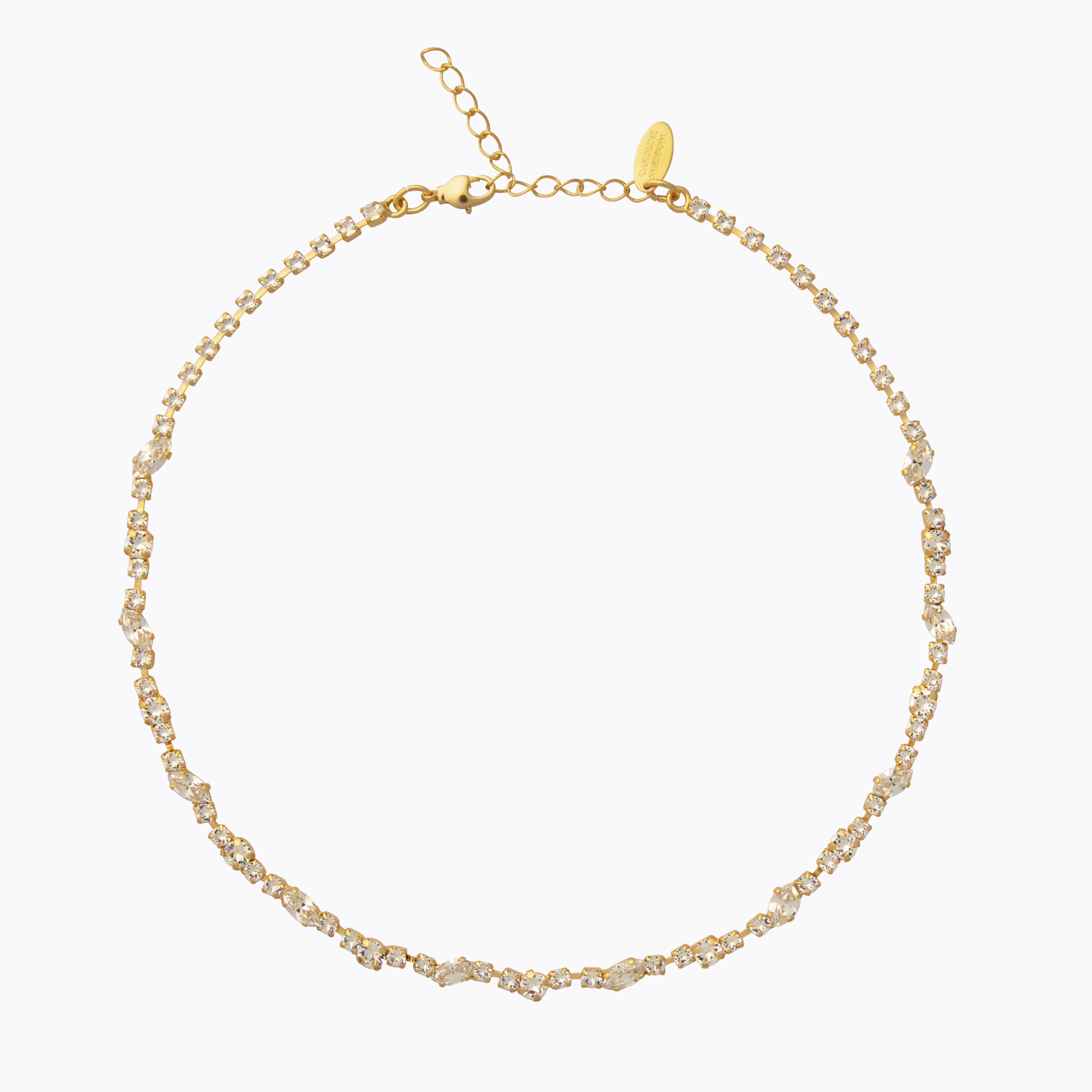 Antonia Crystal Necklace for Women - Elegant & Sparkling Jewelry Gift for Her - Perfect for Parties, Weddings & Special Occasions