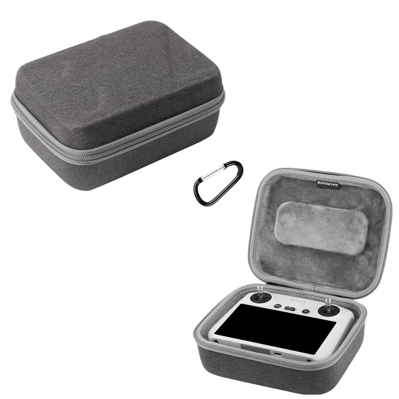 Tineer Portable RC Controller Storage Bag Carrying Case for DJI Mini 3 Pro Drone Remote Controller - Waterproof Protective Cover with Zipper Pocket - Perfect for Travel, Hiking & Outdoor Drone Adventures