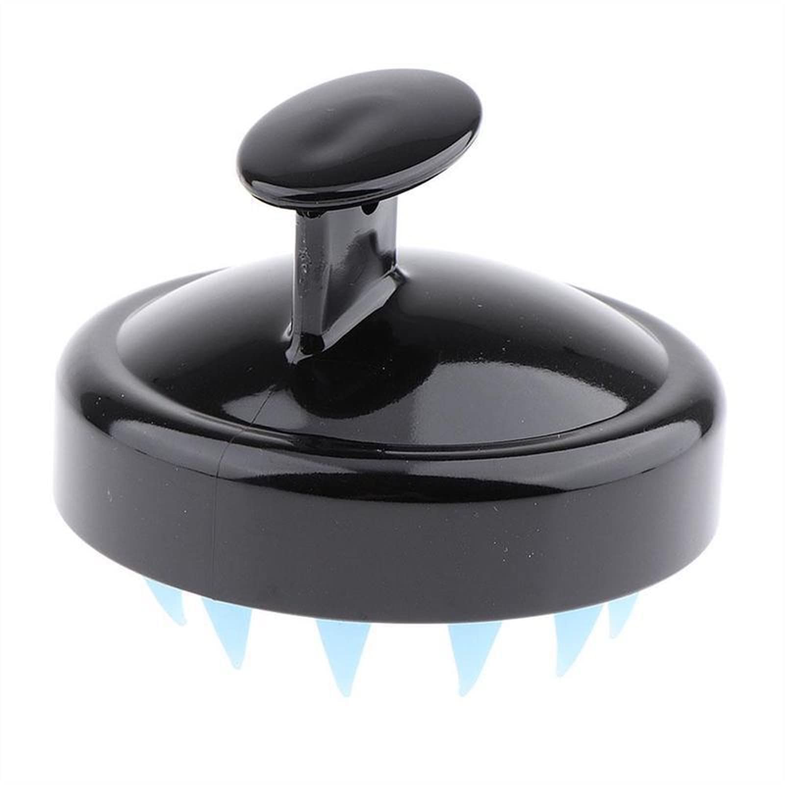 Silicone Scalp Massager Brush - Head & Body Massage Comb for Shampoo, Hair Washing & Shower - Relaxing Bath Spa Tool with Slimming Benefits (Black) - Perfect for Stress Relief, Hair Care & Self-Care Routines
