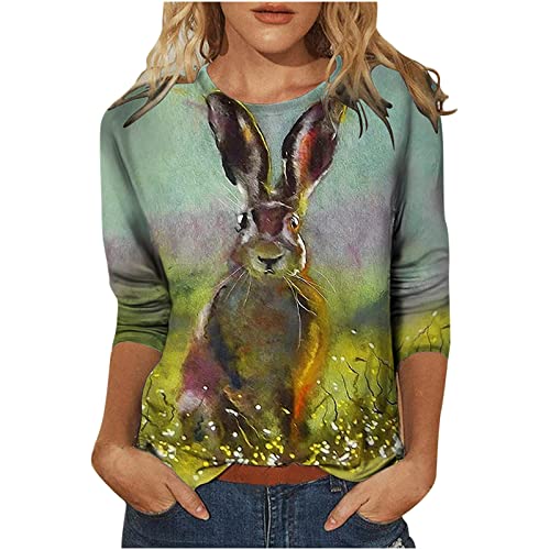 Women's Plus Size Summer Tops - Cute Printed Long Sleeve Blouse with O-Neck, Casual Loose Fit for Everyday Wear | Perfect for Office, Dating & Weekend Outings