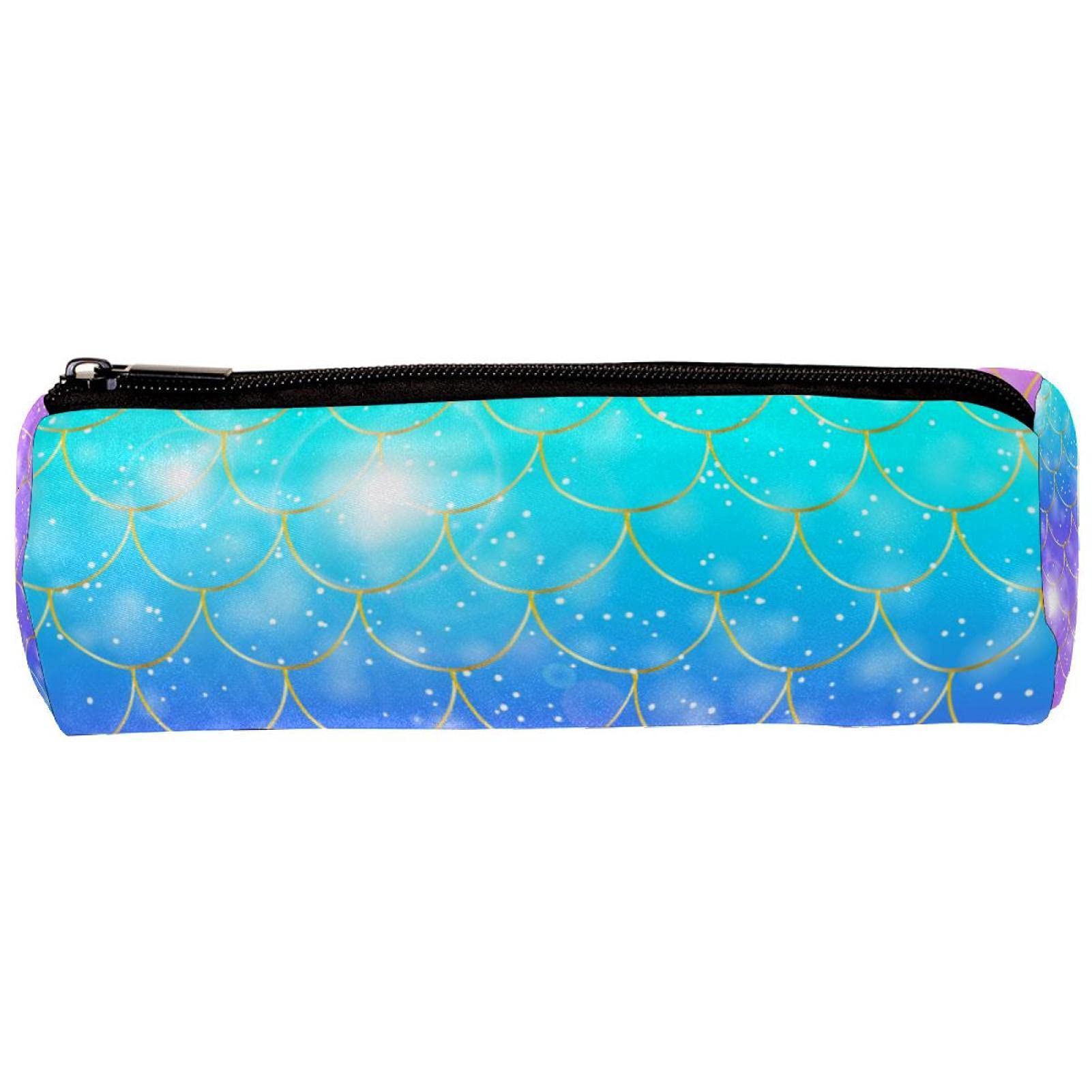 Mermaid Fish Tail Pencil Case - Cute Makeup Brush Organizer for Women & Girls | Perfect for School, Office, Travel & Cosmetics Storage
