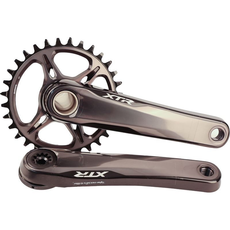 Shimano XTR FC-M9120 1x11/12 Speed Crankset 52mm Chainline - High-Performance Mountain Bike Crankset for Trail & Enduro Riding