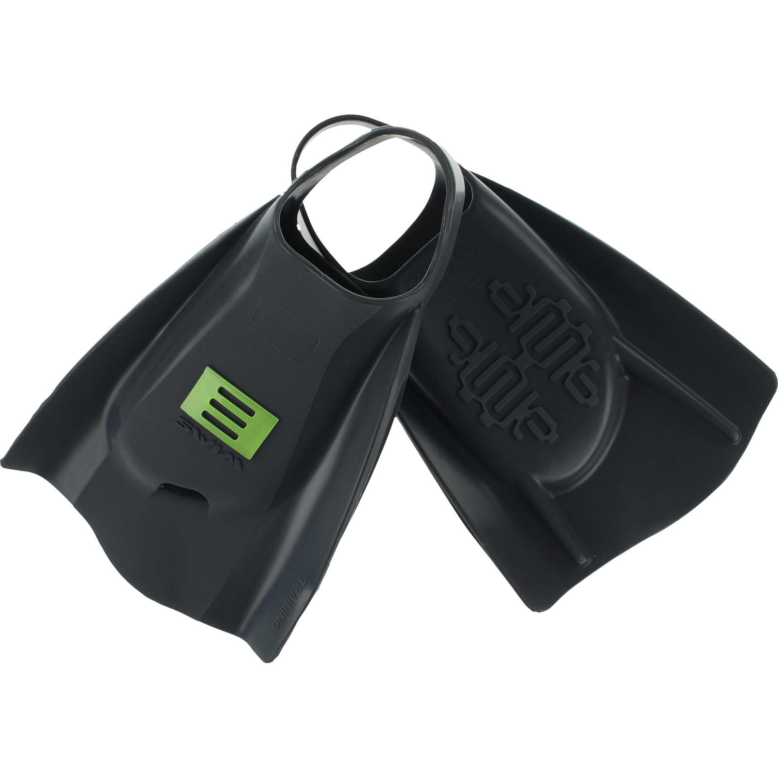 DMC Elite Swim Fins for Adults - X-Large Size 12+ (Charcoal) - Professional Swimming Fins for Training, Snorkeling & Water Sports