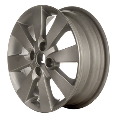 15 Inch Kia Rio Rim ALY074659 2012-2015 Silver OEM Wheels 529101W250 - Perfect Replacement for Kia Rio Sedan & Hatchback Models