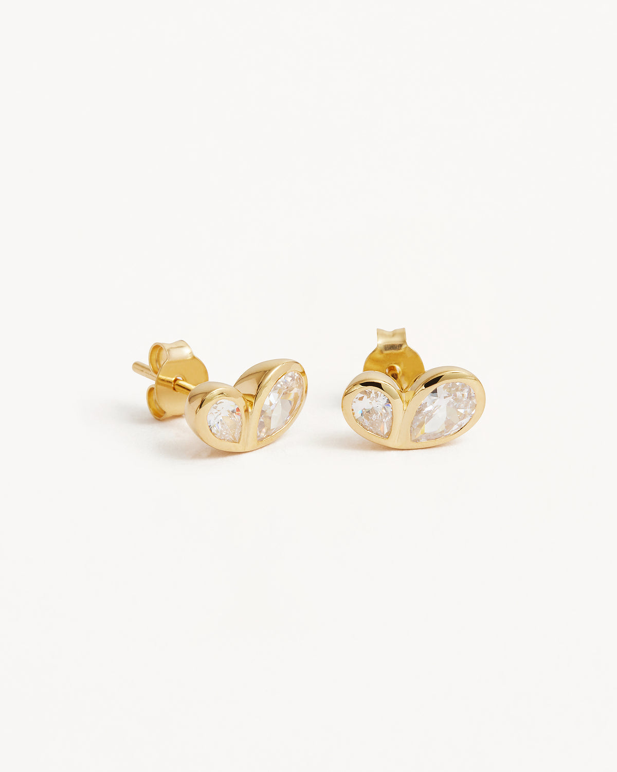 18K Gold Vermeil Adored Stud Earrings for Women - Elegant Minimalist Jewelry for Everyday Wear, Gift Giving & Special Occasions
