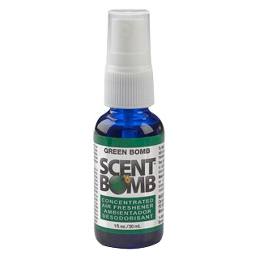 Scent Bomb Green Bomb Concentrated Air Freshener Spray - 1 oz for Men | Long-Lasting Fragrance Eliminator | Perfect for Cars, Homes, Offices & Gyms