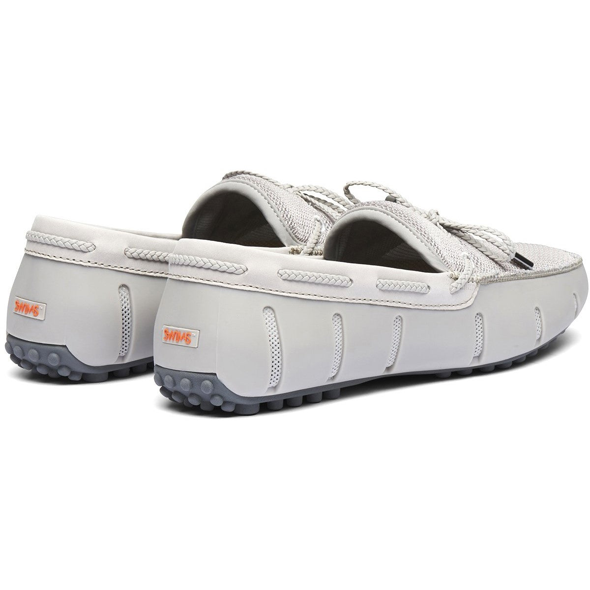 Braided Lace Lux Loafer Shoes for Women - Alloy & Grey Color - Comfortable Slip-On Loafers for Casual, Office & Daily Wear