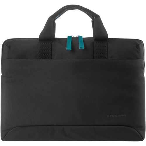 TUCANO SUPER SLIM SMILZA Laptop Sleeve for MacBook 14 Inch - Black | Ultra Thin Protective Case for MacBook Pro/Air | Perfect for Travel, Office & School Use