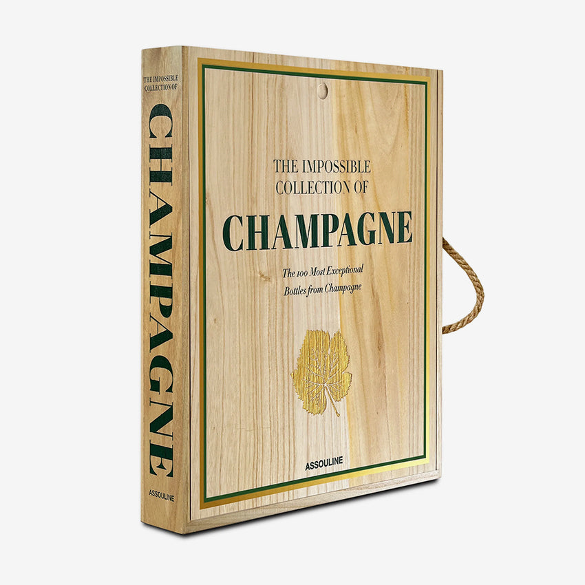 Assouline The Impossible Collection of Champagne - Luxury Coffee Table Book for Wine Enthusiasts & Collectors - Perfect for Home Decor, Gifts & Wine Tasting Events