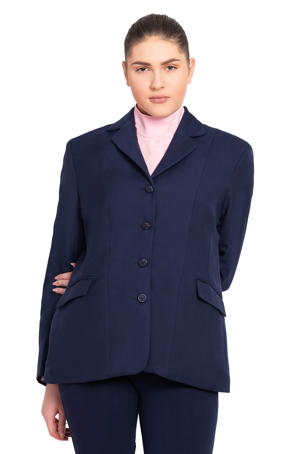 TuffRider Women's Regular Starter Show Coat - Equestrian Riding Jacket for Horse Shows & Competitions | Breathable & Durable English Riding Apparel
