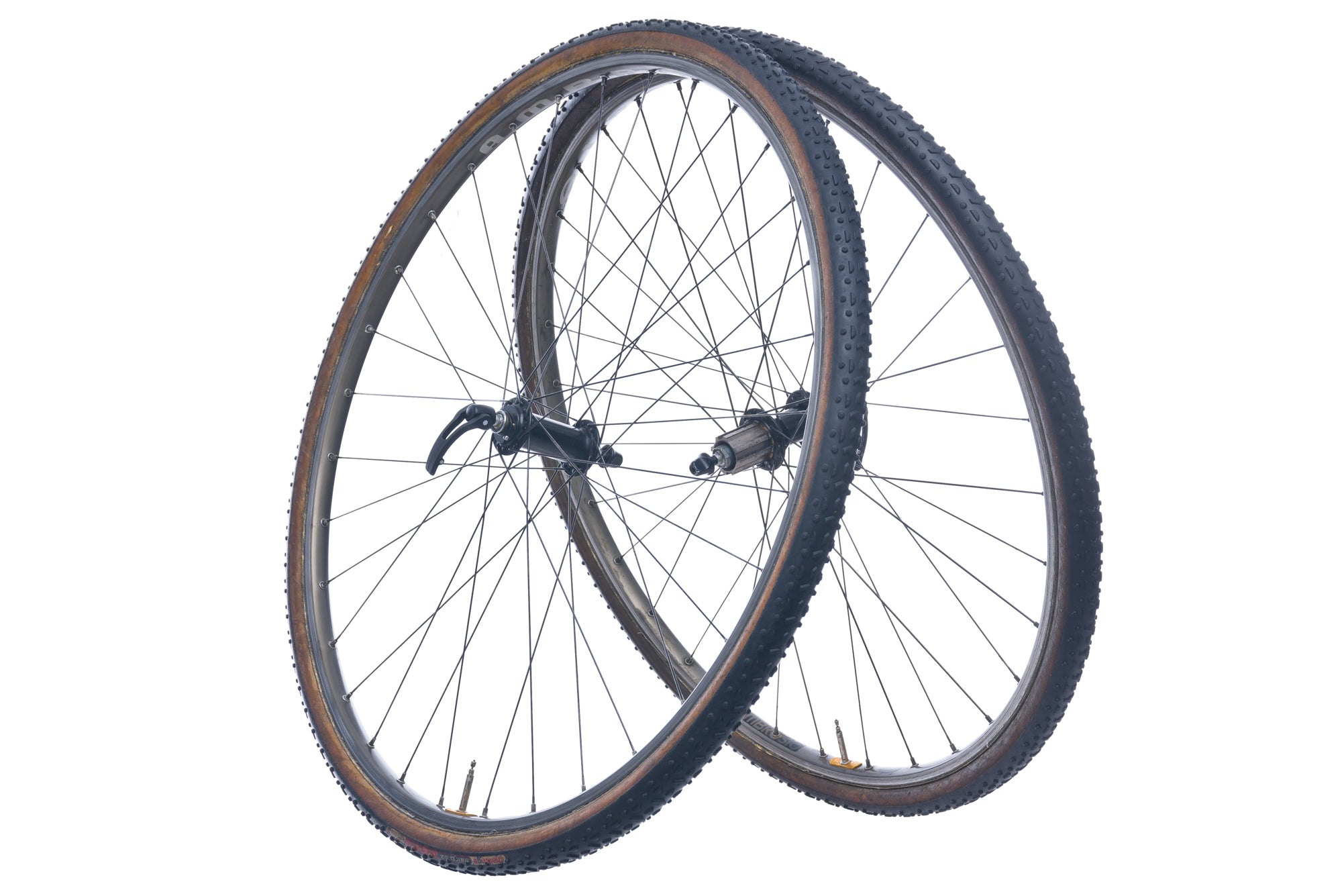 Ambrosio Nemesis Campagnolo Record Aluminum Tubular 700c Wheelset - Lightweight Racing Wheels for Road Bikes | Perfect for Competitive Cycling & Performance Riding