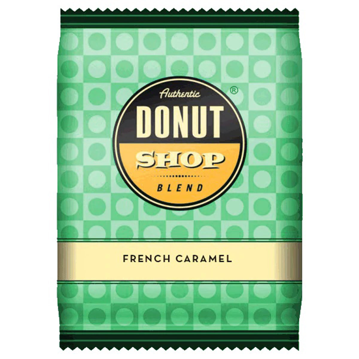 Authentic Donut Shop French Caramel Coffee Pods - 24 Count (2.5 oz Each) for Keurig Brewers - Perfect for Home, Office & Breakfast