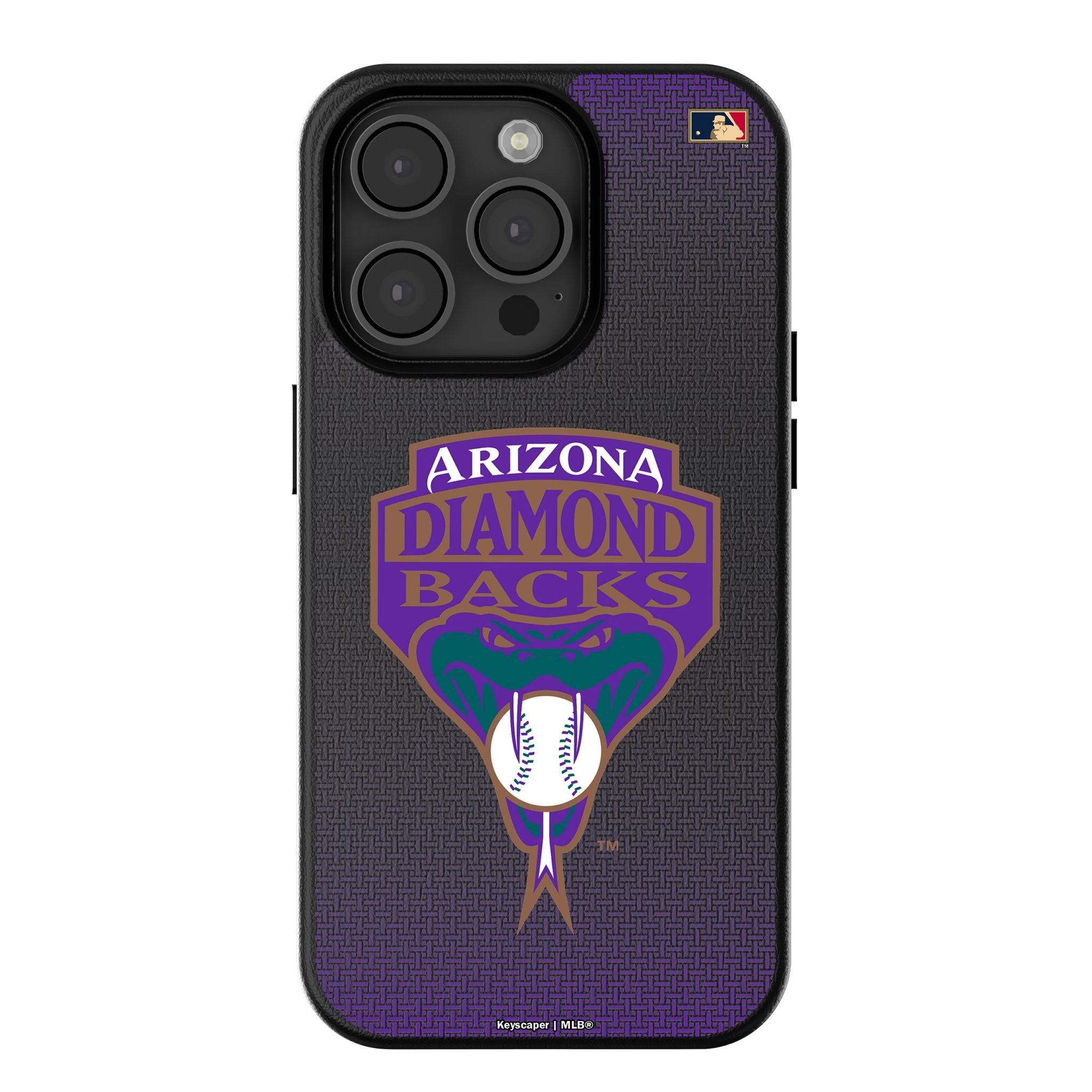 Arizona Diamondbacks 1999-2006 Cooperstown Collection Linen MagSafe Compatible Phone Case for iPhone 14/13/12 Pro Max - Perfect for Baseball Fans & Game Day Outfits