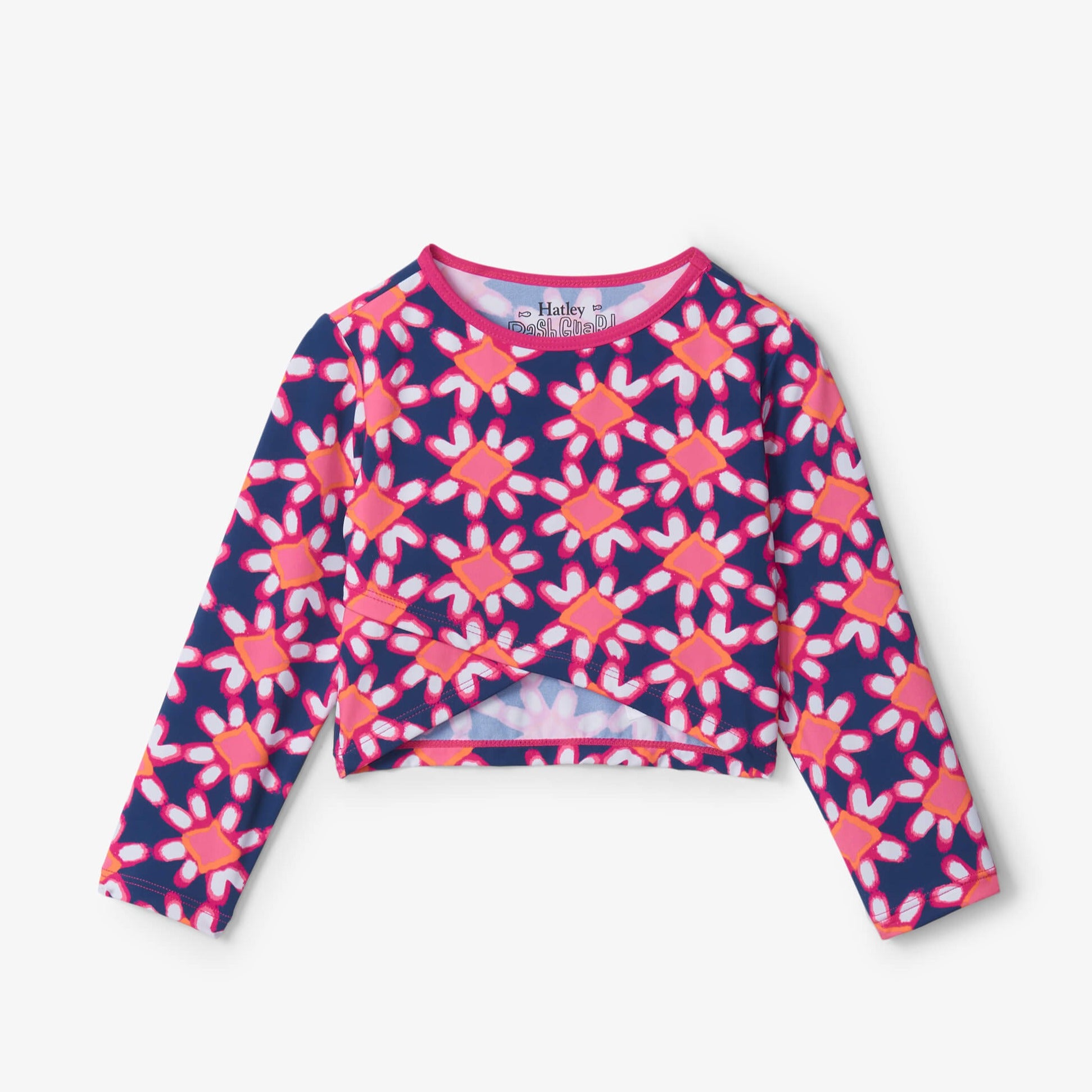 Hatley Shibori Flowers Cross Over Coverup - Stylish Floral Beach Cover Up for Women, Perfect for Poolside, Vacation & Summer Outfits