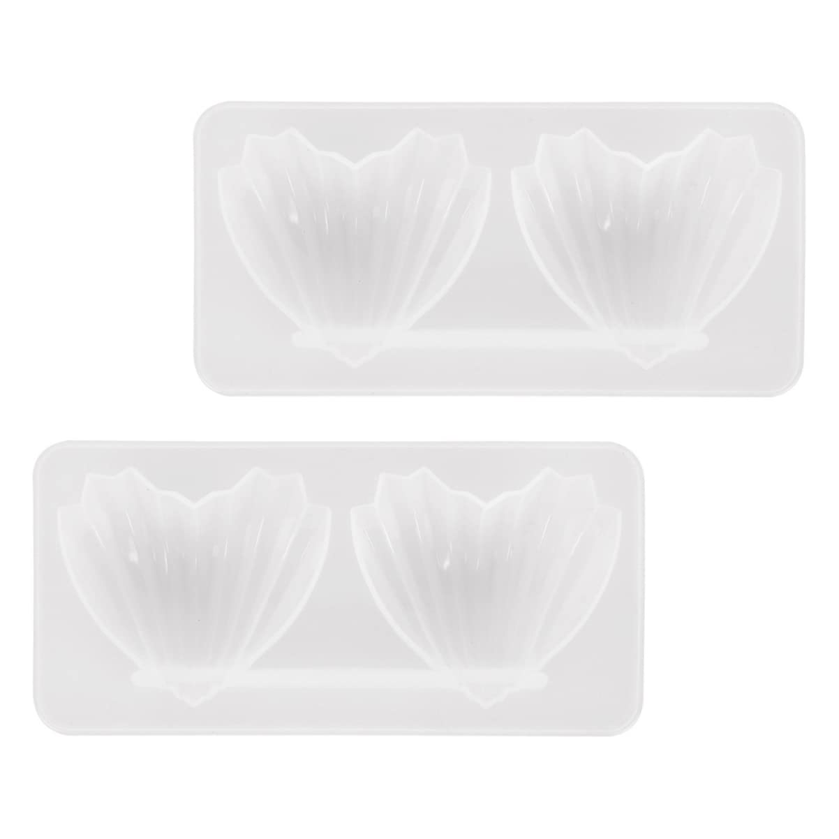 EXCEART Silicone Resin Molds - Heart Shaped Ocean Themed DIY Resin Craft Molds for Jewelry, Home Decor, and Gifts | Perfect for Resin Art, Beach Themed Decorations, and Handmade Ornaments