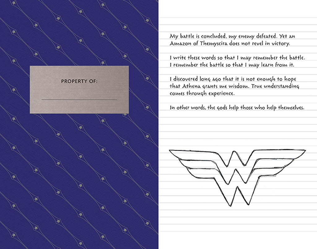 Wonder Woman Hardcover Ruled Journal - Lined Notebook for Writing, Note Taking & Journaling - Perfect for School, Office & Gift Giving - DC Comics Superhero Collection