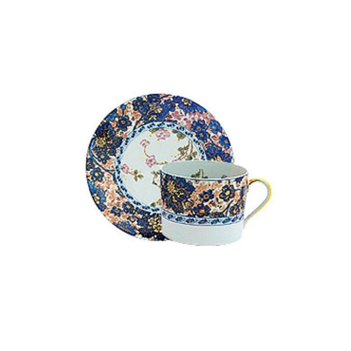 Elegant Dammouse Tea Cup and Saucer Set - Porcelain Tea Cup with Saucer for Afternoon Tea, Coffee, and Gifts - Perfect for Home, Office, and Tea Parties