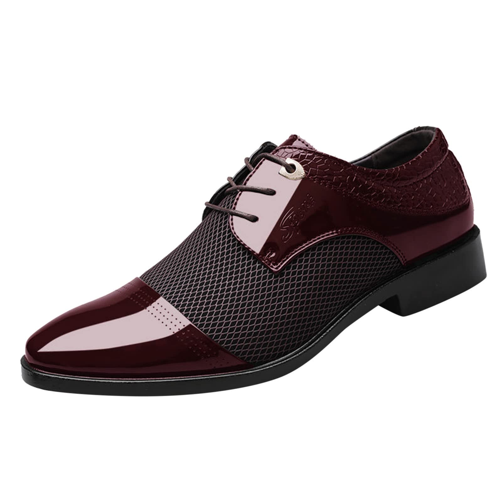 Premium Men's Leather Casual & Business Shoes - Waterproof Soft Comfort Boat Shoes for Office, Wedding & Formal Wear | Classic Dress Shoes for Men | Ideal for Business Meetings, Weddings & Daily Wear