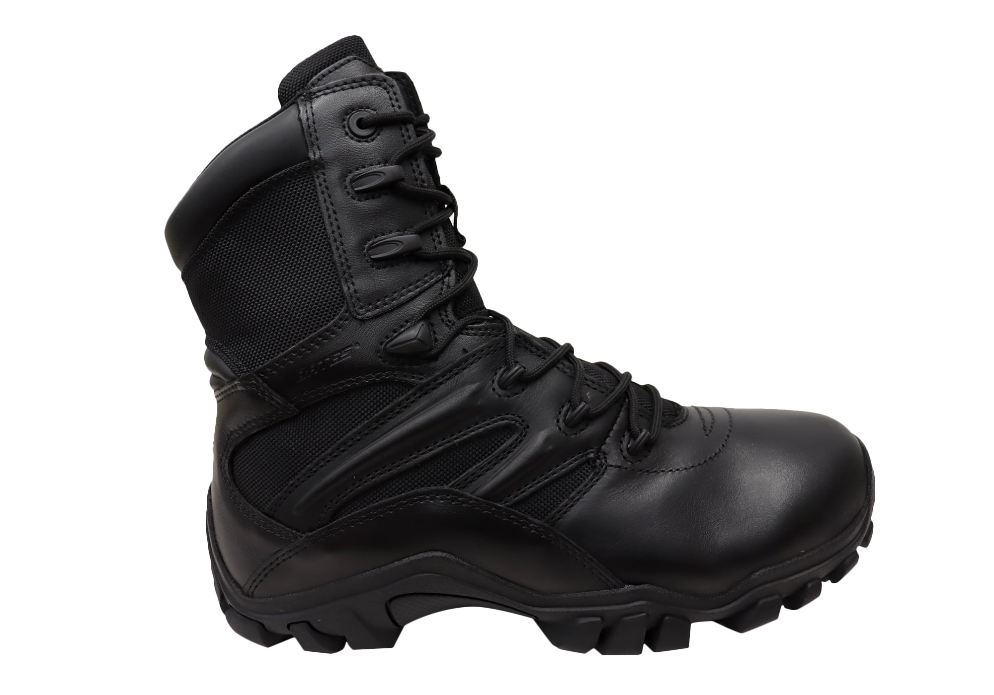 Bates Men's Comfortable Delta 8 Side Zip Military Tactical Boots - Lightweight Waterproof Work Boots for Outdoor Hiking, Construction & Security Duty