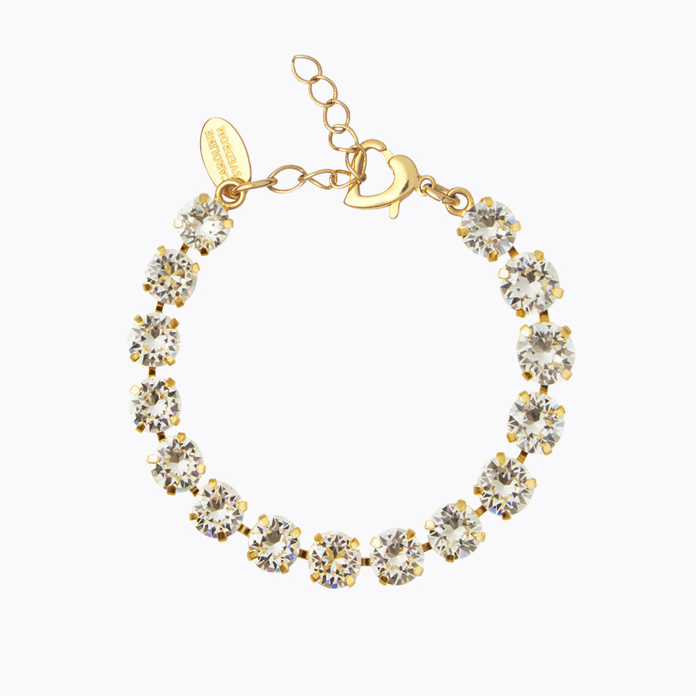 Crystal Beaded Bracelet for Women - Elegant Adjustable Handmade Jewelry Gift for Her - Perfect for Weddings, Parties & Everyday Wear
