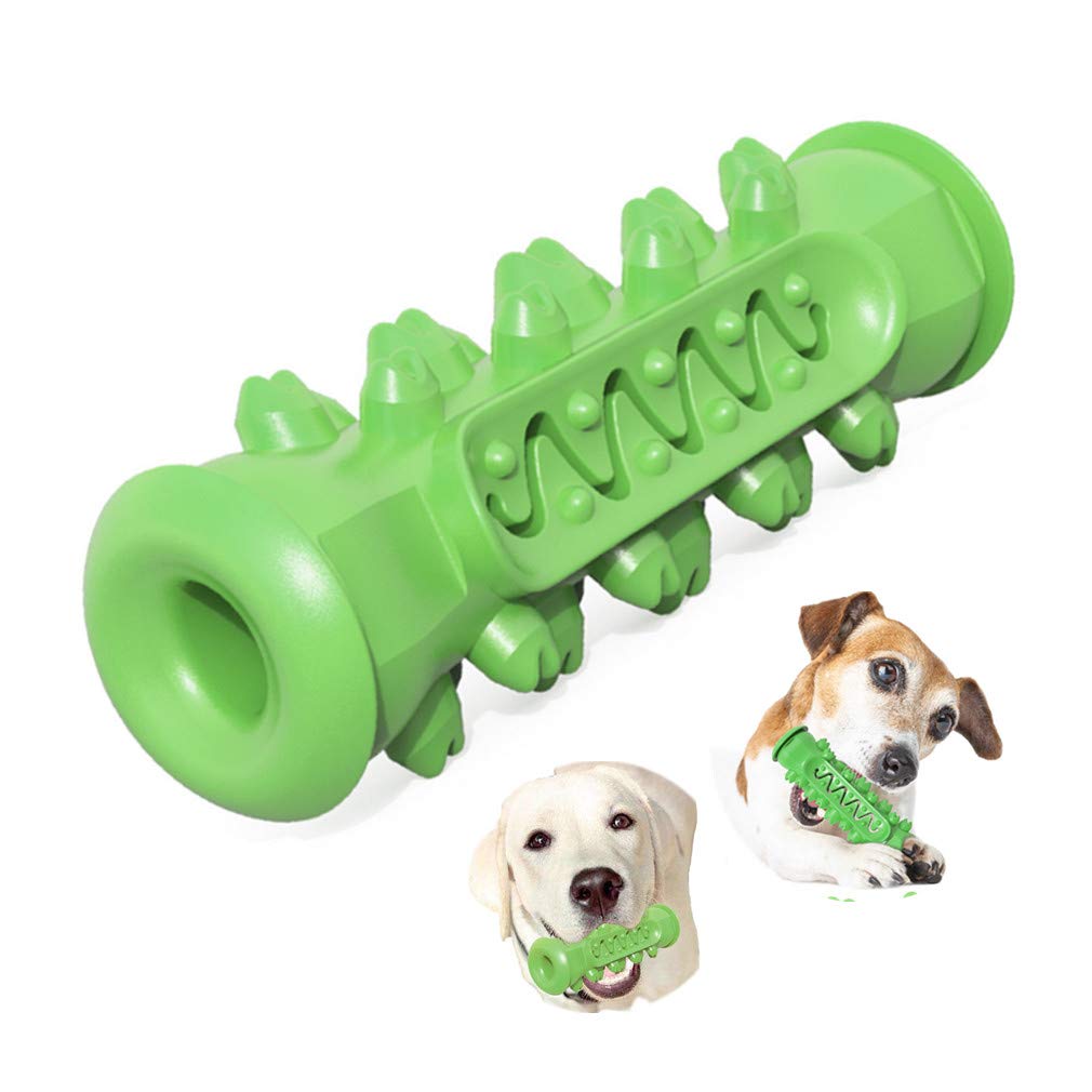 WanYettly Dog Toothbrush Chew Toy - Natural Rubber Dental Care for Small to Large Dogs - Perfect for Interactive Teeth Cleaning Play