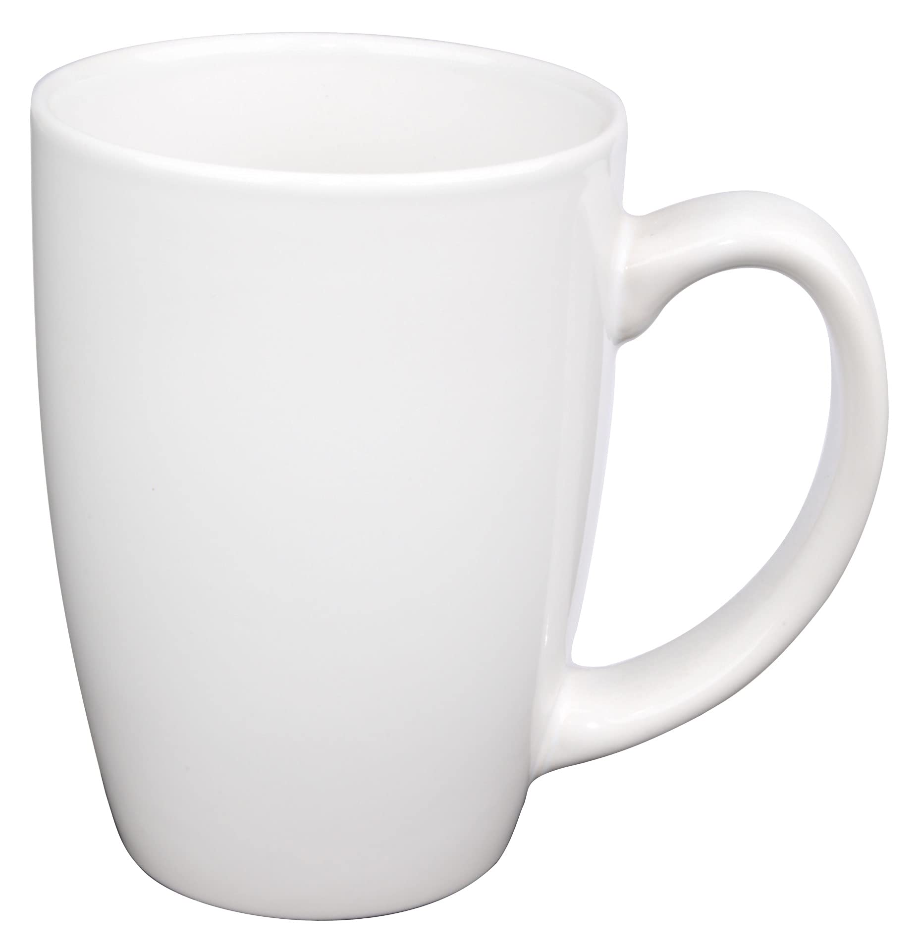 Smart Go Challenger 36-Pack White 12oz Ceramic Coffee Mugs - Bulk Case of Durable Drinkware Cups for Office, Restaurant & Home Use - Perfect for Coffee, Tea & Hot Beverages