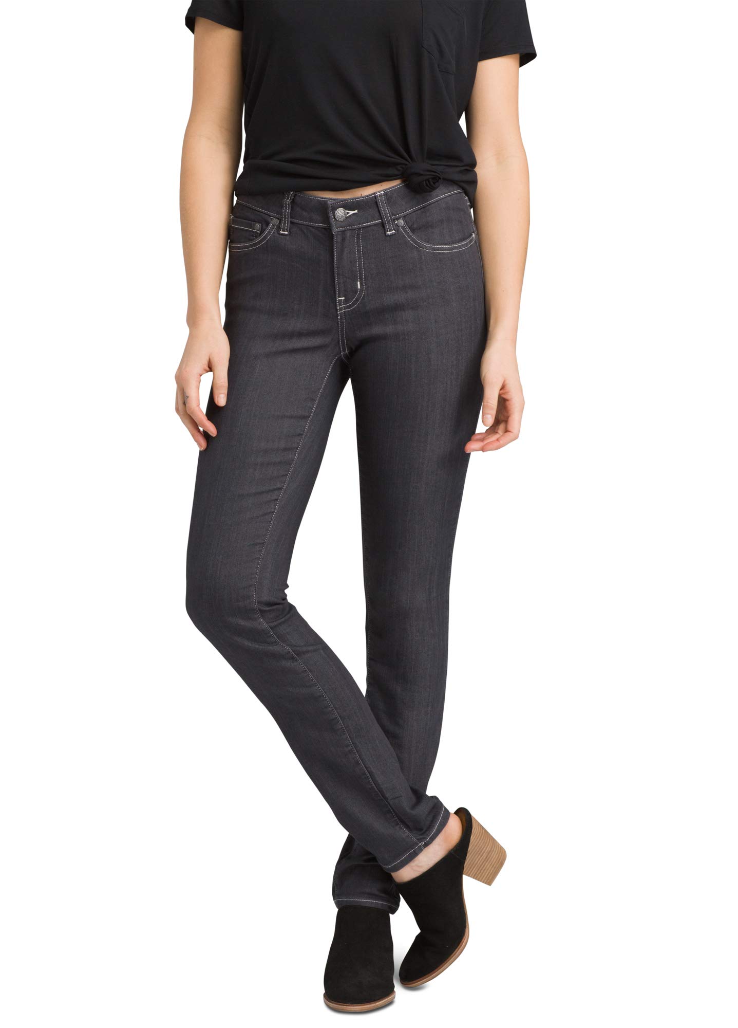 prAna Women's Kayla Jean - High Waist Stretch Denim Pants for Outdoor Adventures & Casual Wear | Perfect for Hiking, Travel & Everyday Comfort