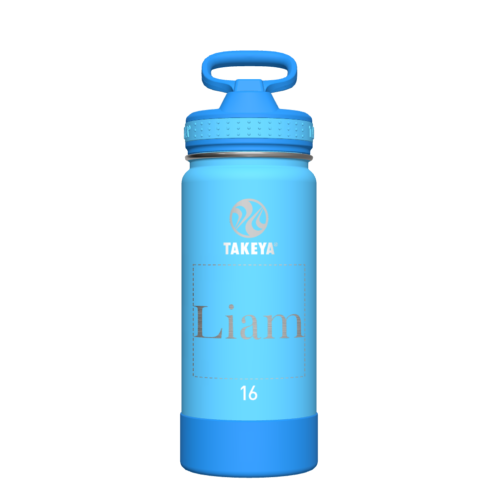Customized Active Kids Water Bottle with Straw Lid - Leak Proof & BPA Free - Perfect for School, Sports & Outdoor Adventures