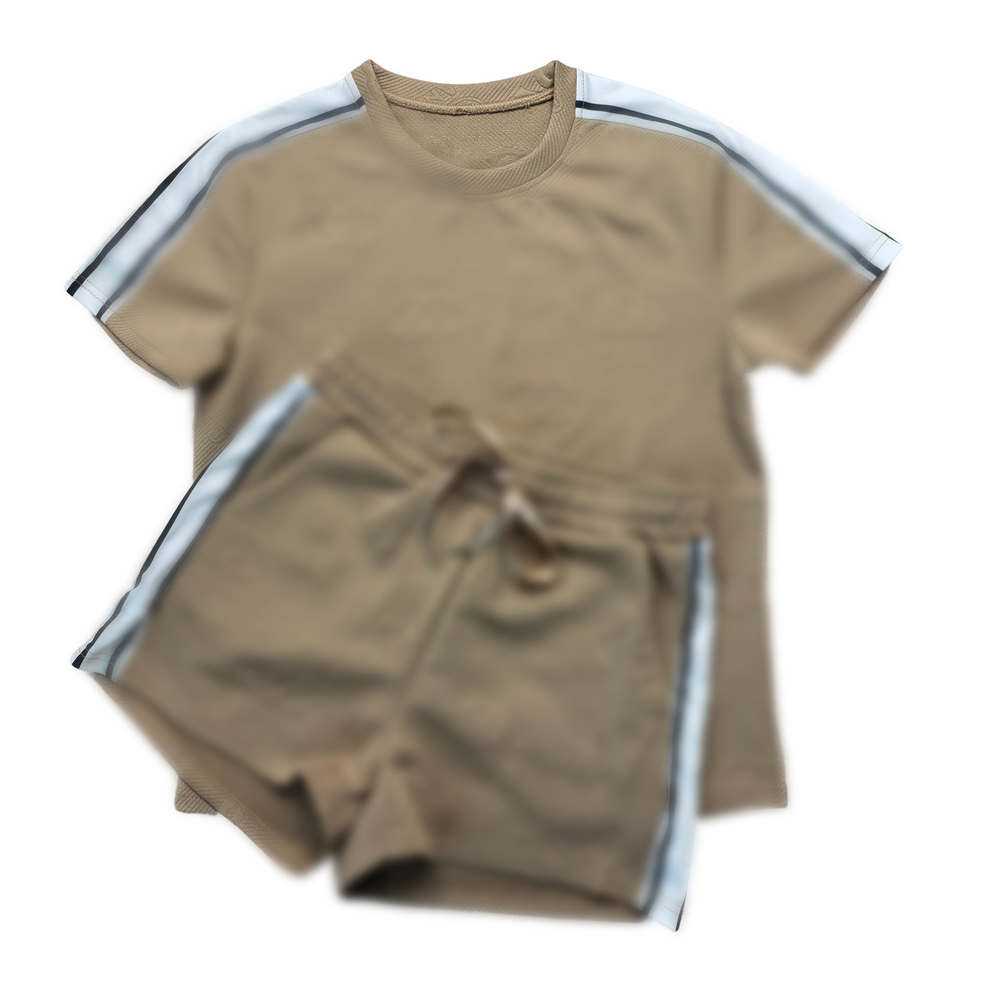 Breathable Short Sleeve Sports Shorts Set - Lightweight Workout Outfit for Running, Gym & Yoga | Men's/Women's Athletic Wear