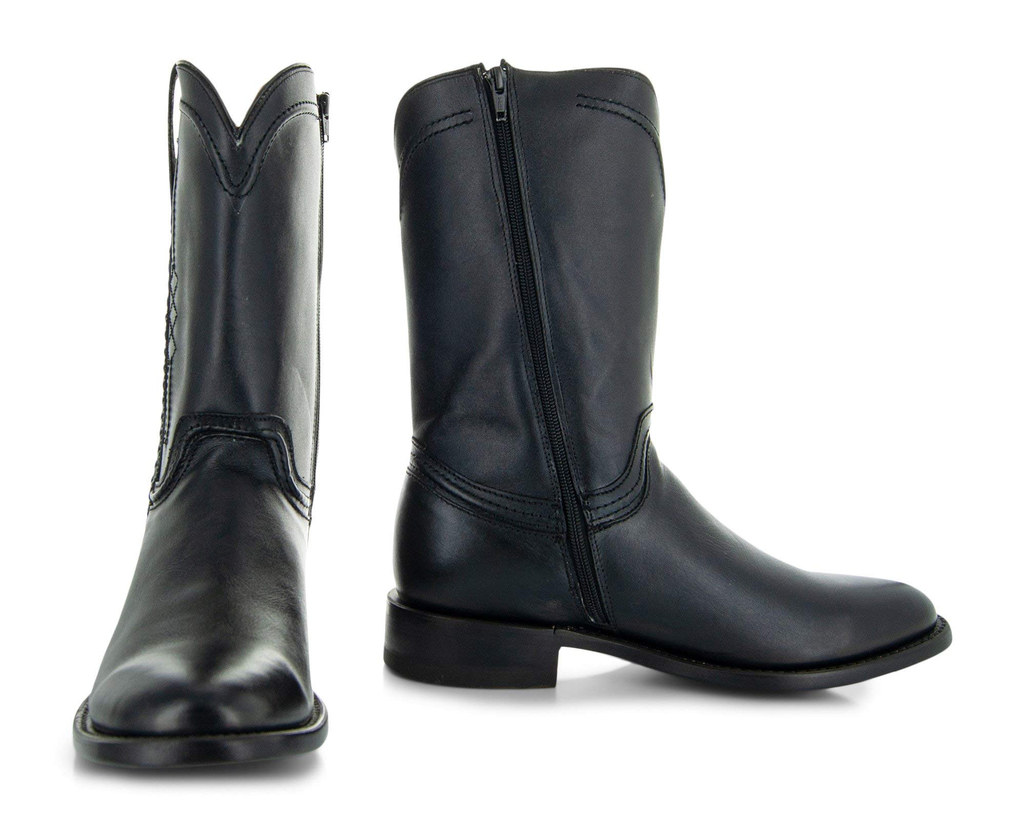Authentic Men's Roper Cowboy Boots H4003 | Genuine Leather Western Boots for Men | Durable & Comfortable for Riding, Work & Casual Wear