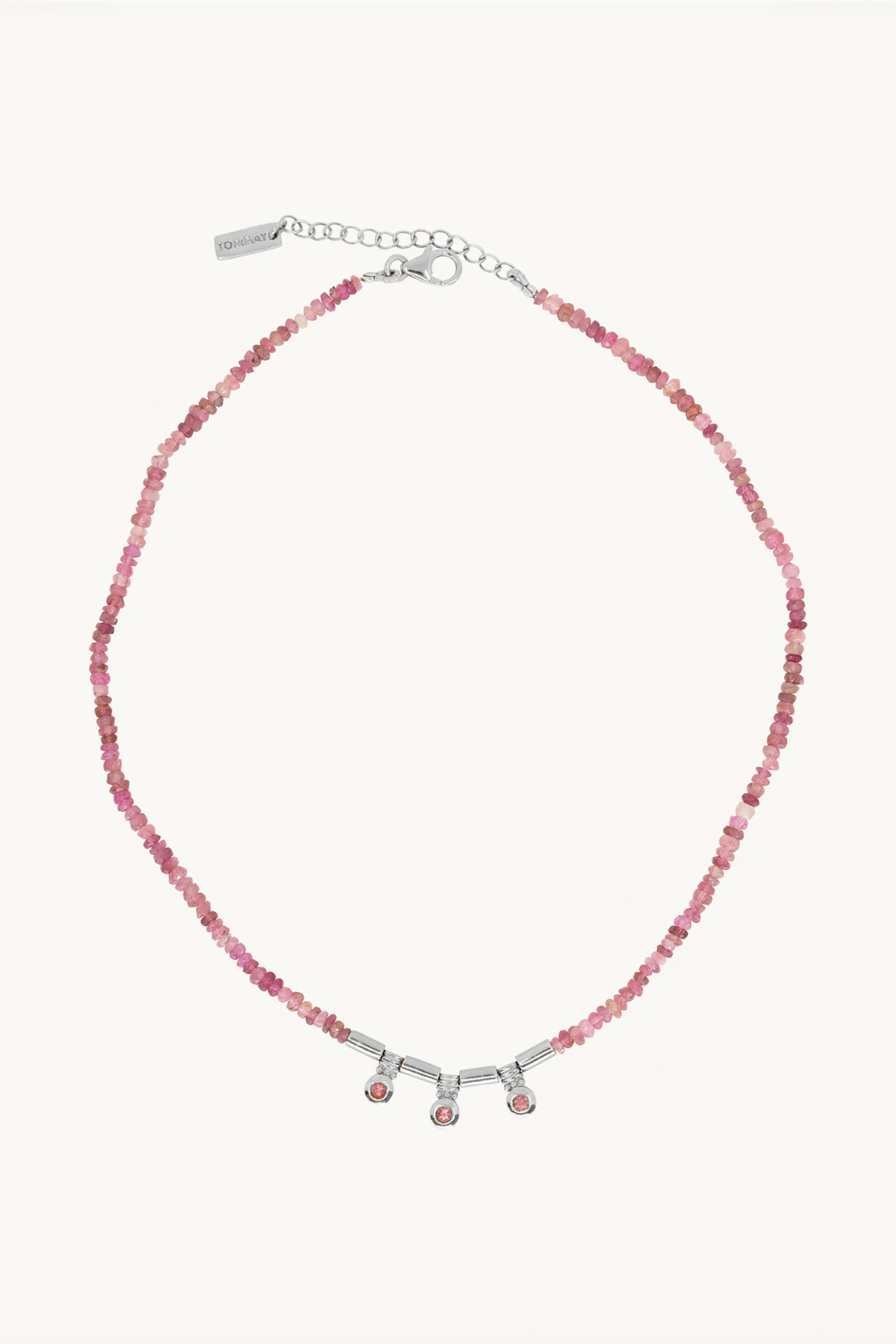 Serena Beaded Silver Necklace - Elegant Sterling Silver Jewelry for Women | Perfect for Weddings, Parties & Everyday Wear