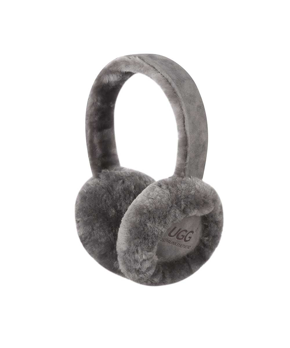 Jaye Wool UGG Earmuffs for Women - Soft & Warm Winter Ear Muffs - Cozy Fleece Lined Ear Protection for Cold Weather - Perfect for Outdoor Activities, Skiing, and Snowboarding